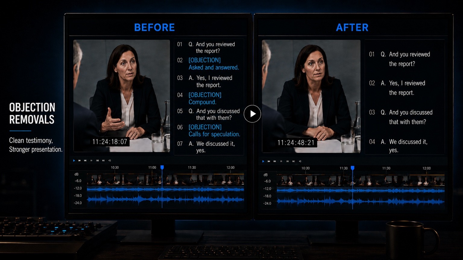 Deposition synchronization interface