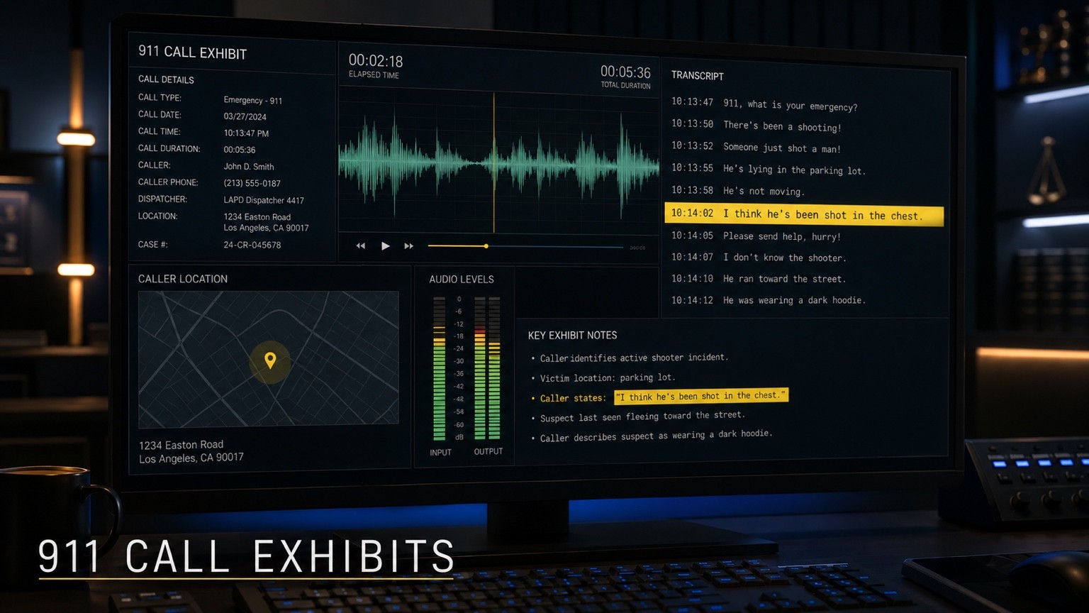 Surveillance footage conversion interface